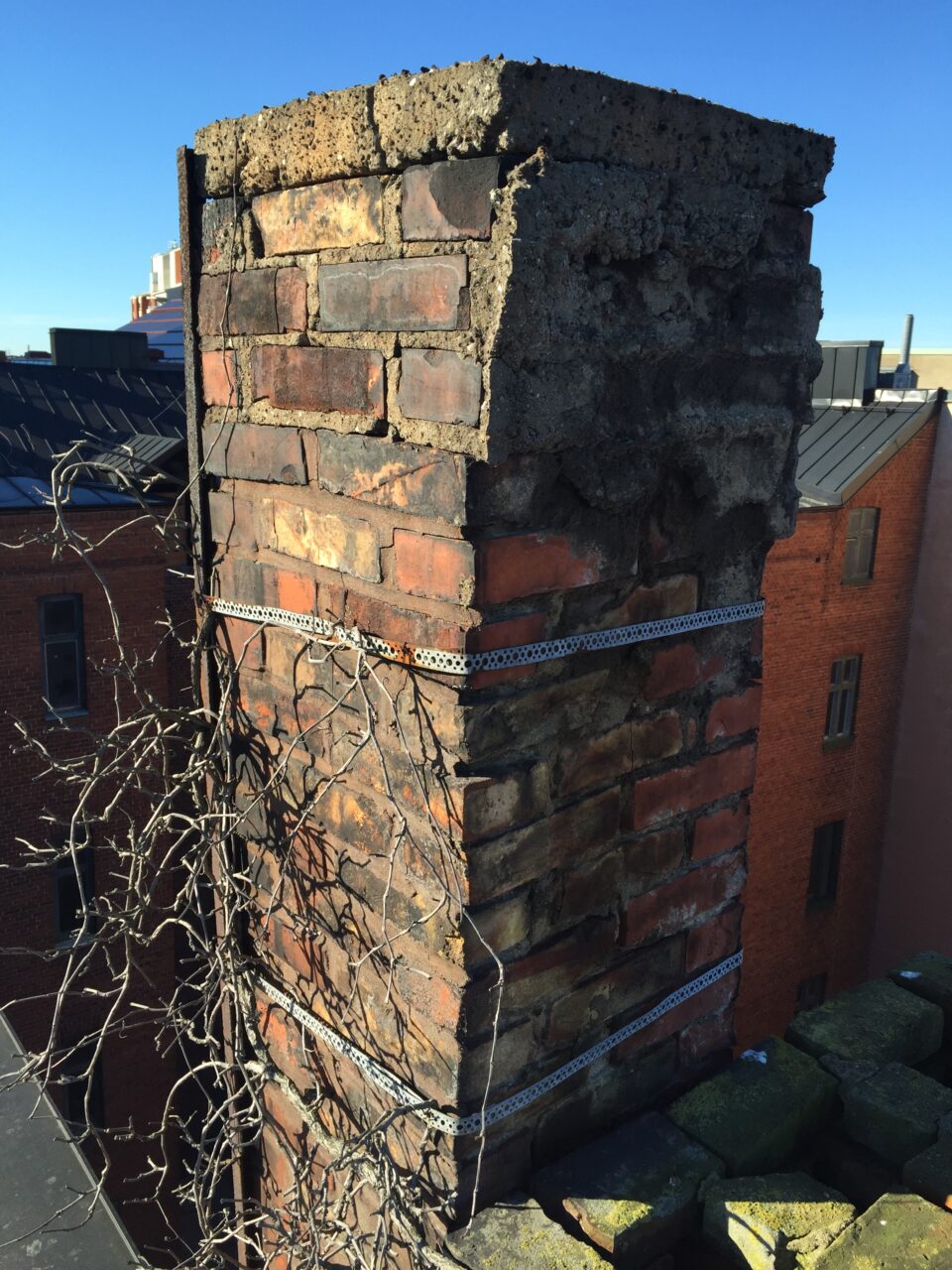 Skorstensrenovering i Malmö.