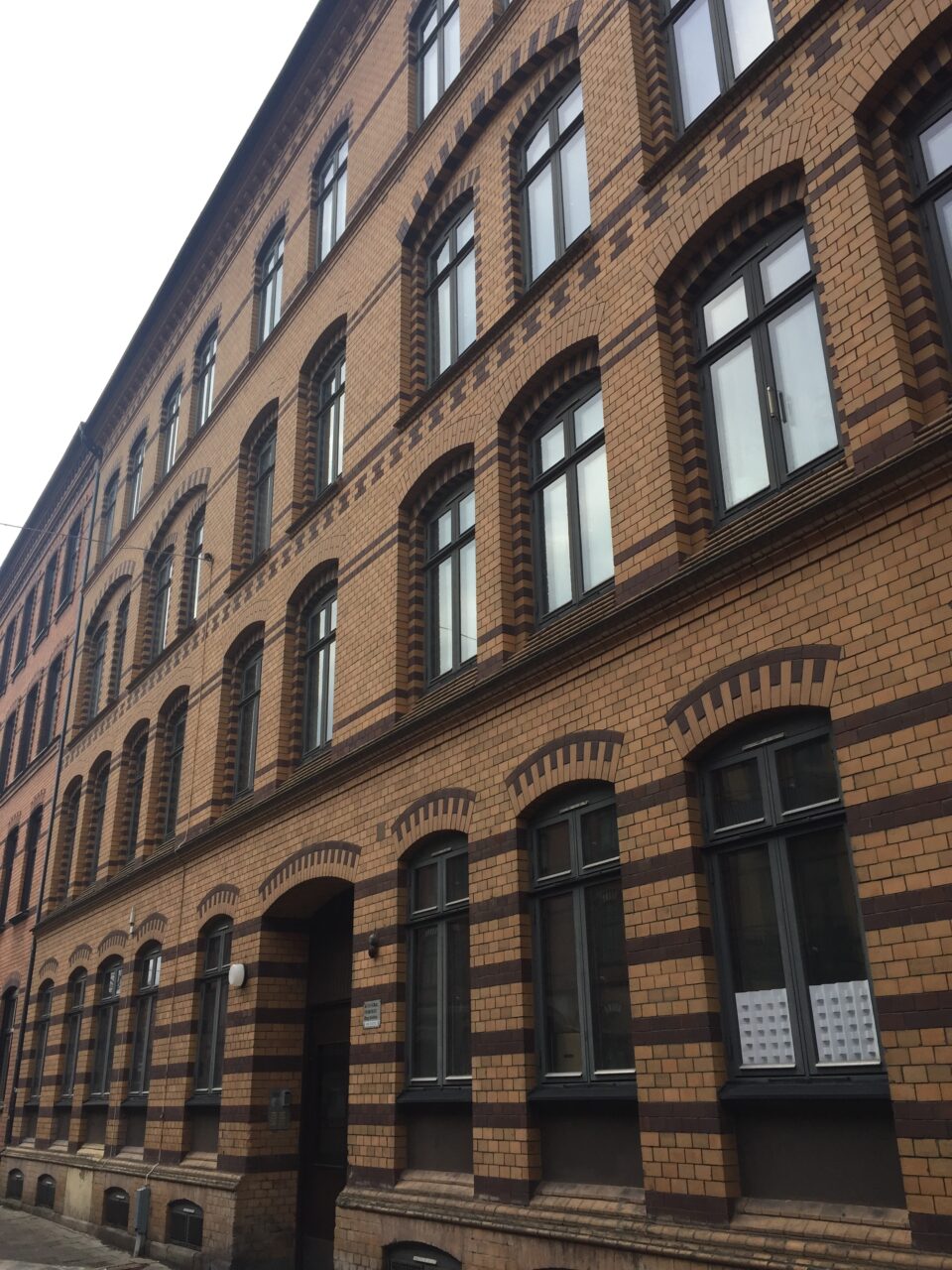 Fasadrenovering i Malmö.